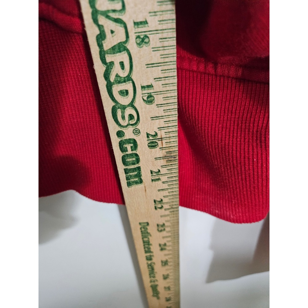 Wild Fable Red Apres Ski Club Mock Neck Cropped Sweatshirt Pullover‎ Large - Picture 6 of 7